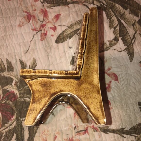 Vintage Ceramic Bench Candle Plant Spice Holder - Picture 6 of 10